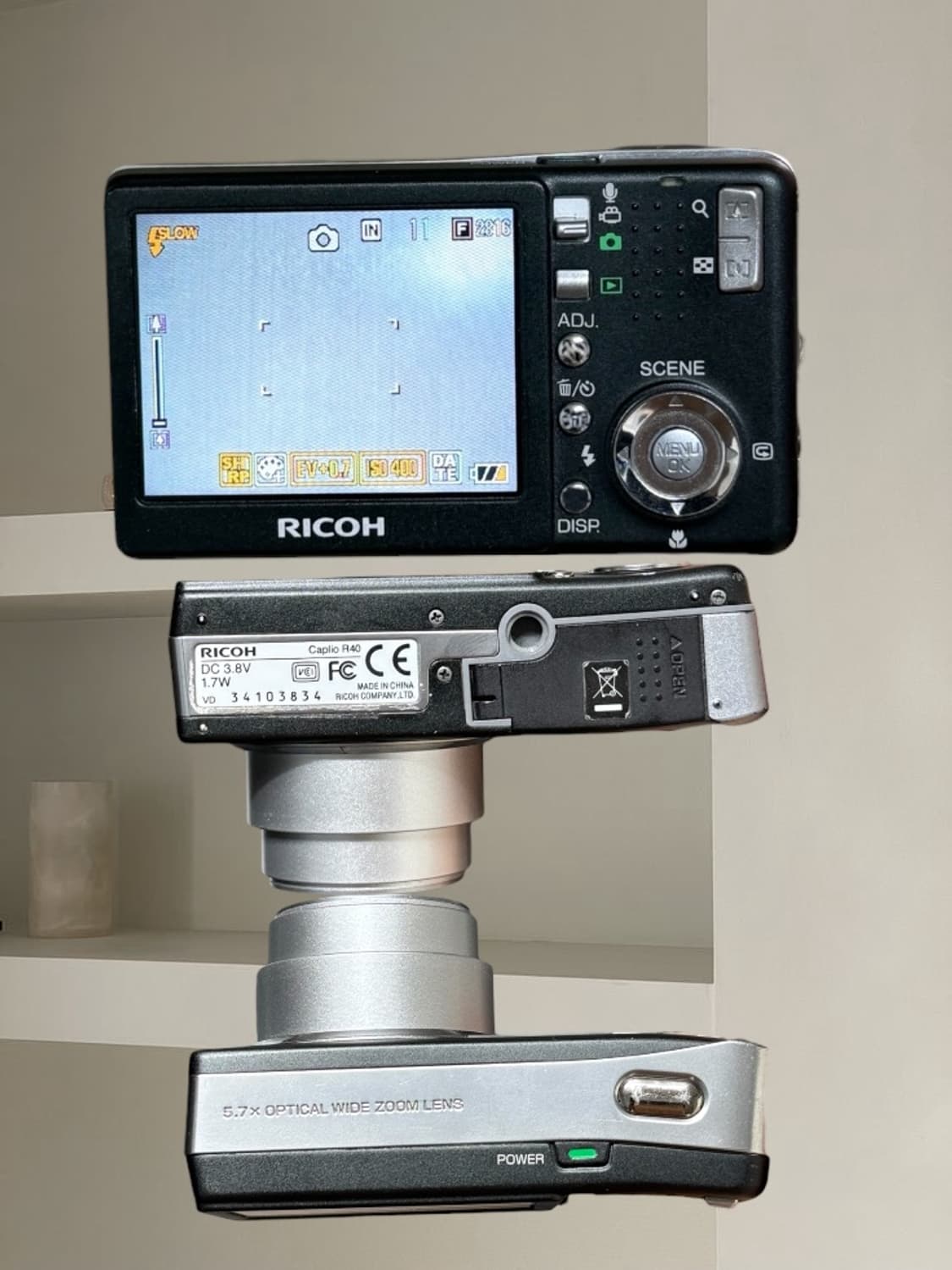 (필카감성) 리코 R40 블랙 디카 디지털카메라 빈티지  //캐논 니콘 상품이미지2