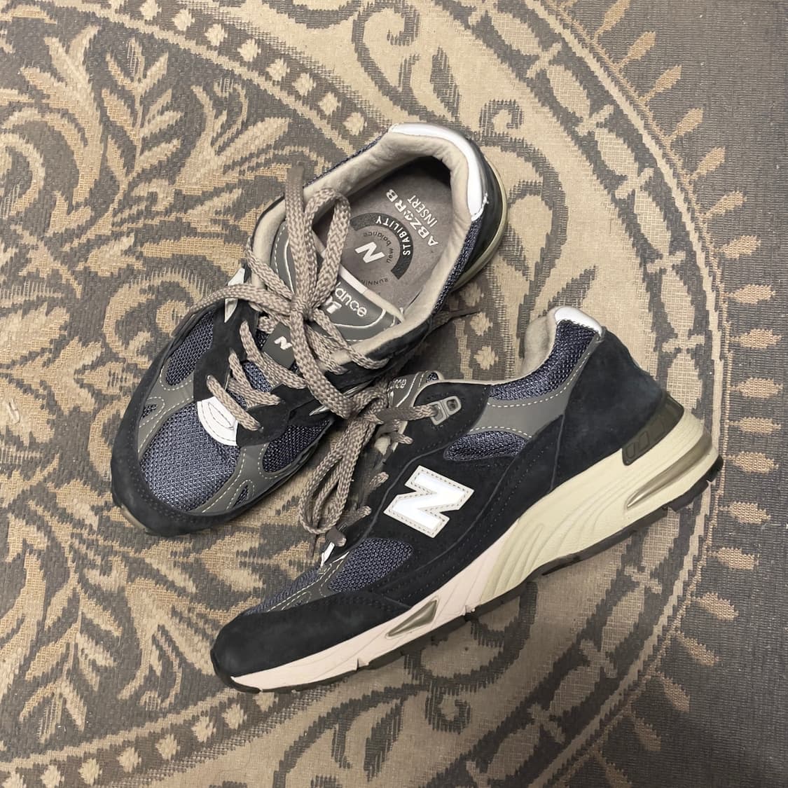 뉴발란스 (우먼) 991 UK 네이비   상품이미지1