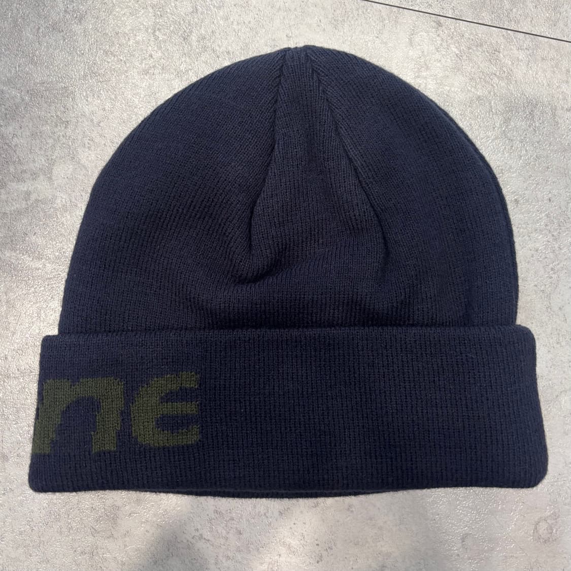 디스이즈네버댓) HSP-Logo Big Cuff Beanie Nav F 상품이미지6