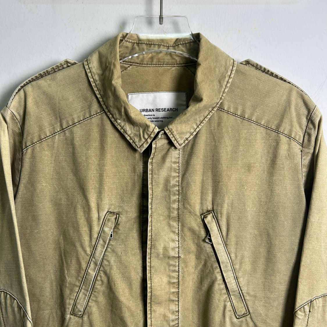 어반리서치 빈티지 워싱 워크 자켓 L 상품이미지4