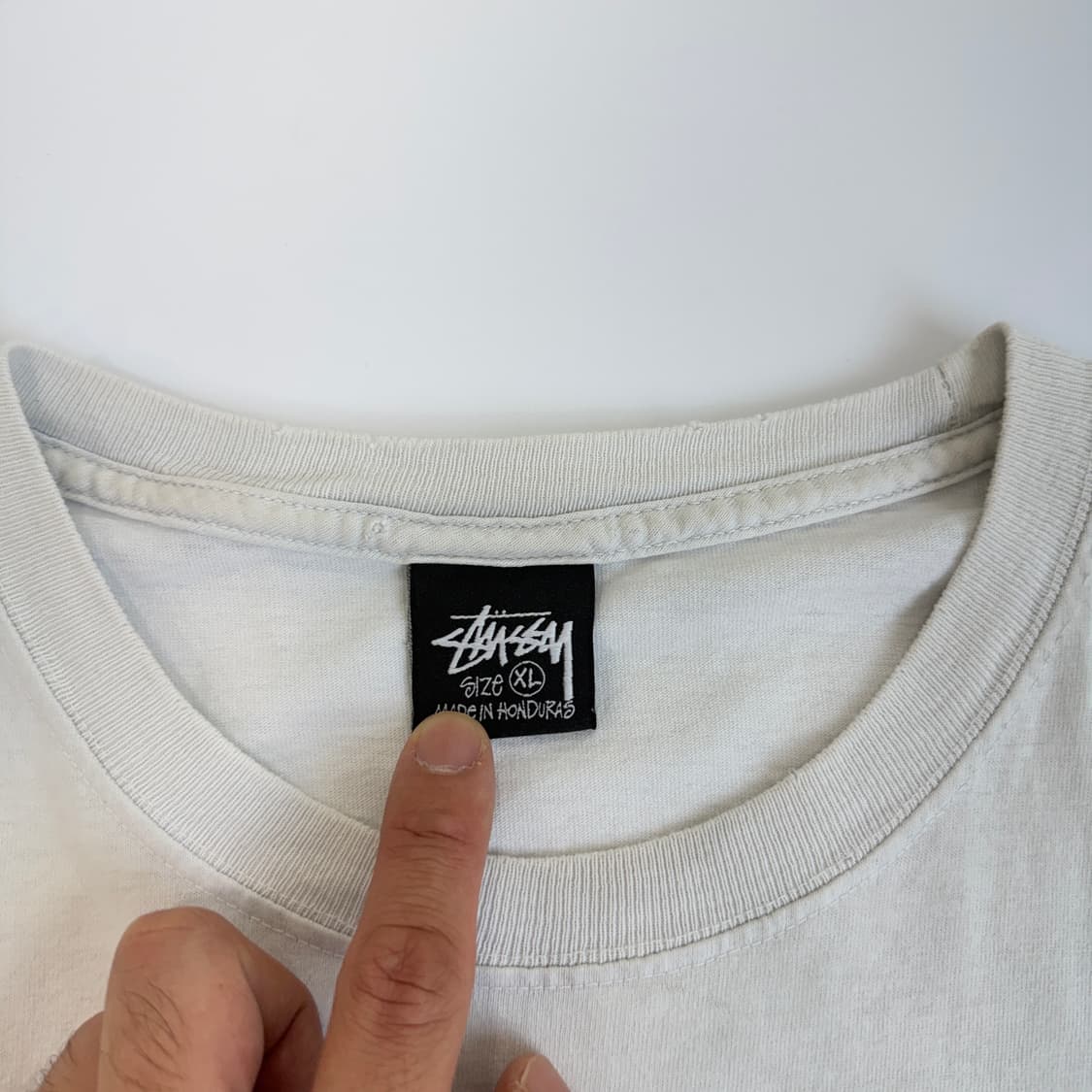 Stussy  스투시 x 아워레거시 프레임 피그먼트 다이드 반팔 티셔츠  상품이미지5