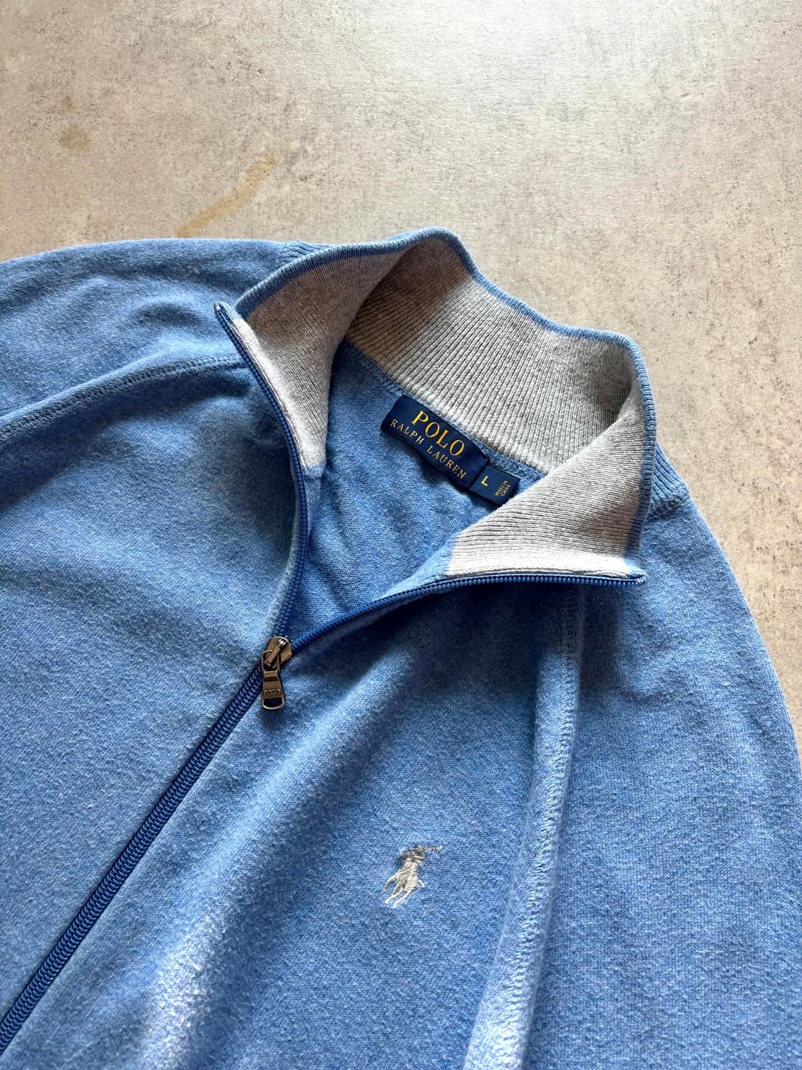폴로 랄프로렌 집업 니트 스웨터 L 상품이미지7
