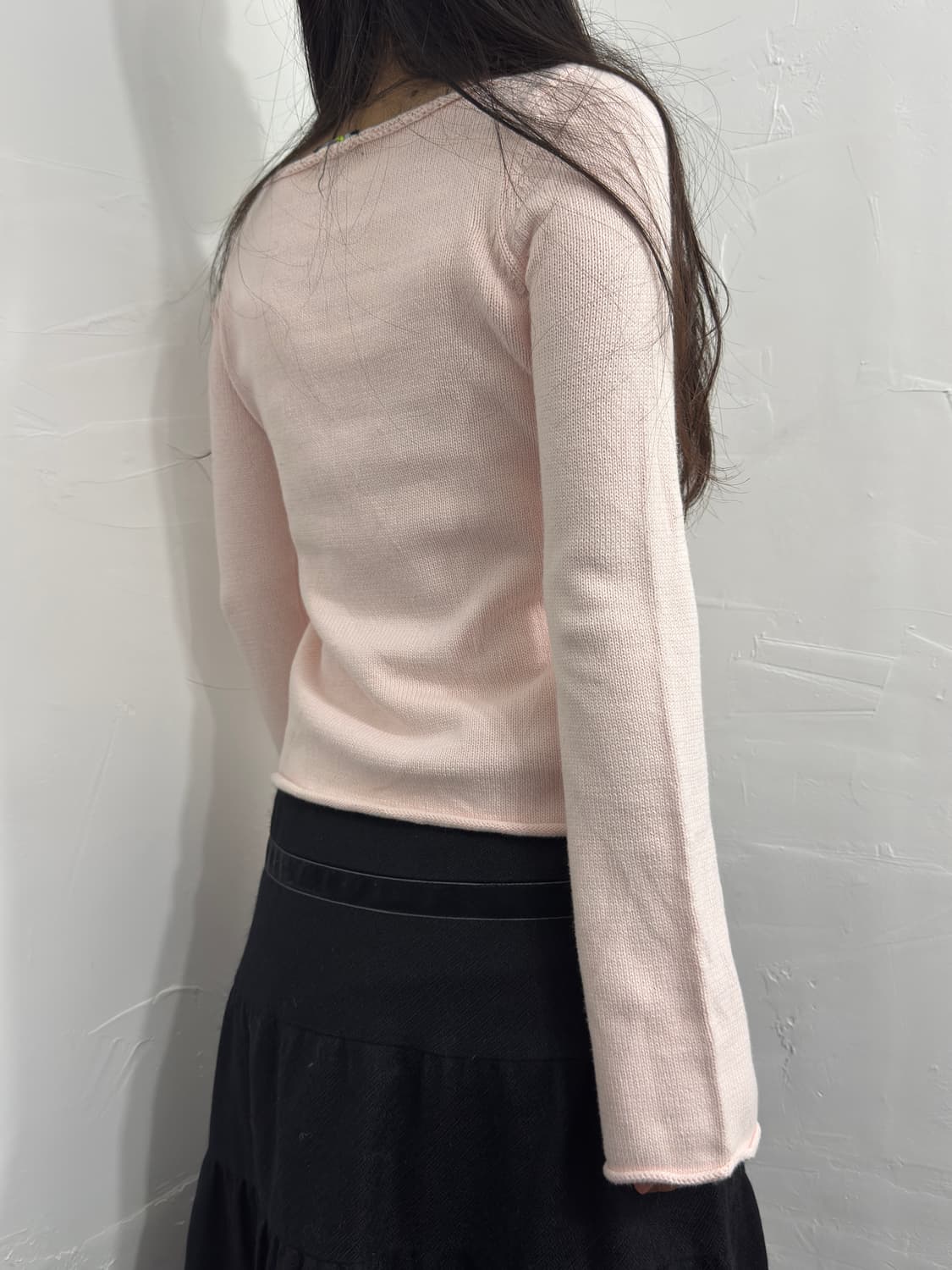 dkny soft pink y2k longsleeve 상품이미지5