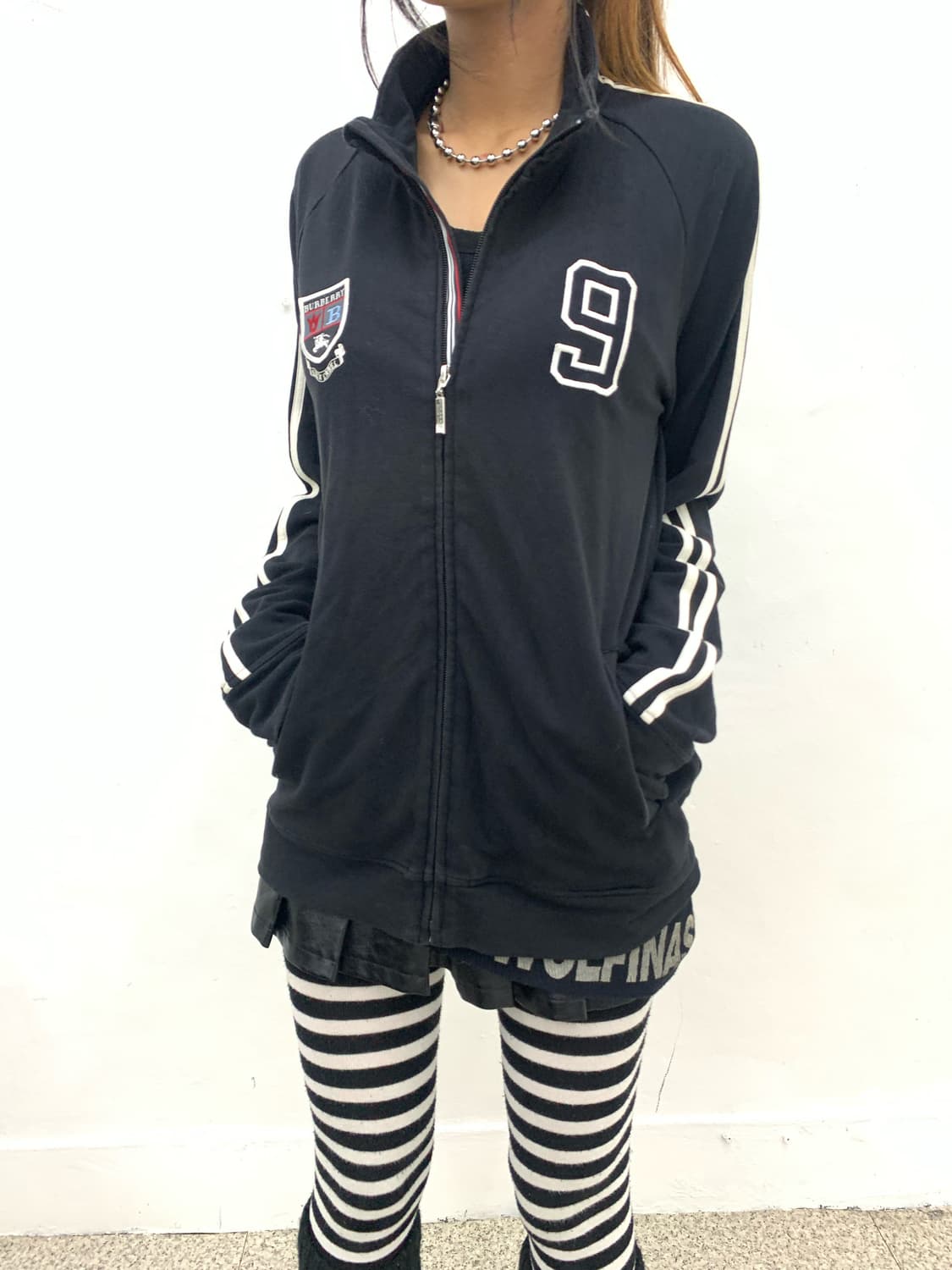 Burberry black label cotton track jersey 상품이미지1