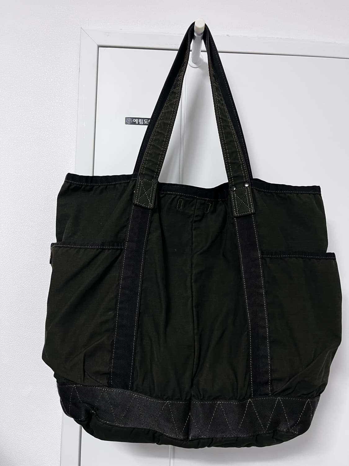 포터 crag 토트백 올리브 싸게 팝니다! 상품이미지5