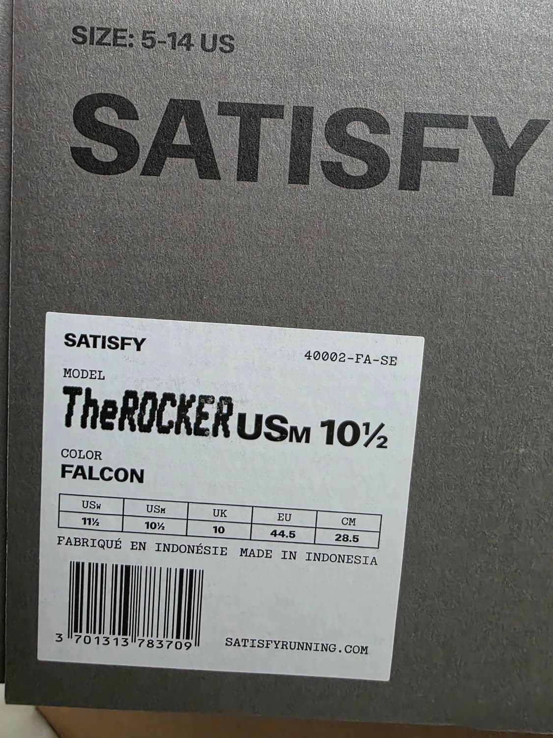 [10.5/285] 새상품 새티스파이 더라커 상품이미지5