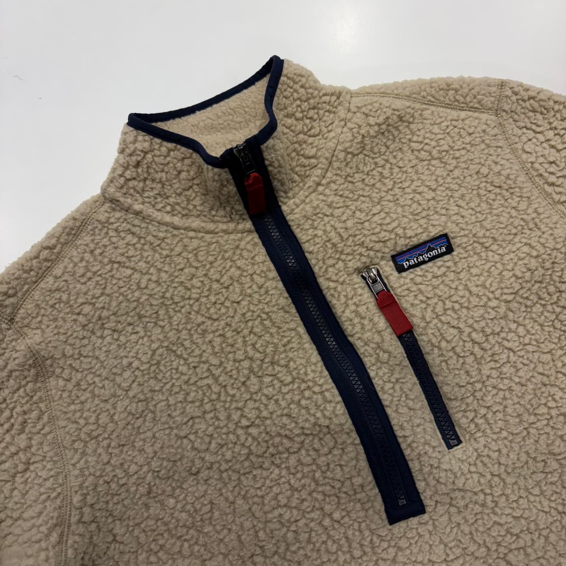 [M] 파타고니아 레트로 파일 풀오버 베이지 후리스 D682 상품이미지3