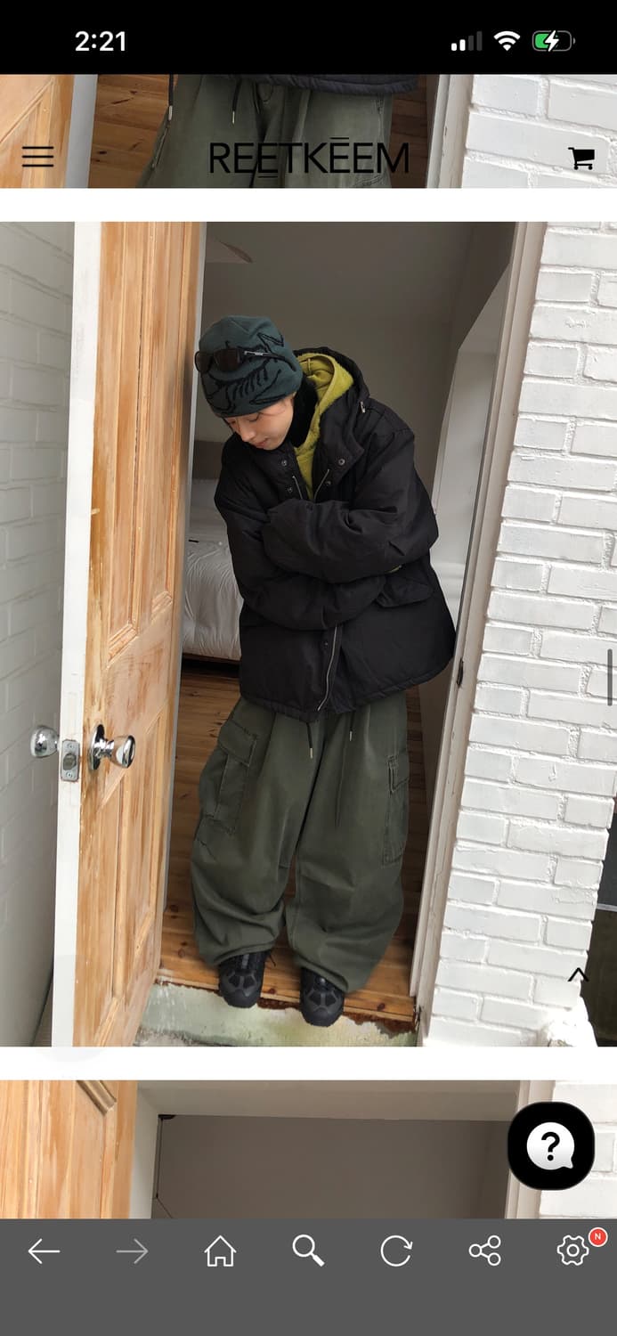 릿킴 FIELD PEDDED JUMPER 검정 상품이미지3