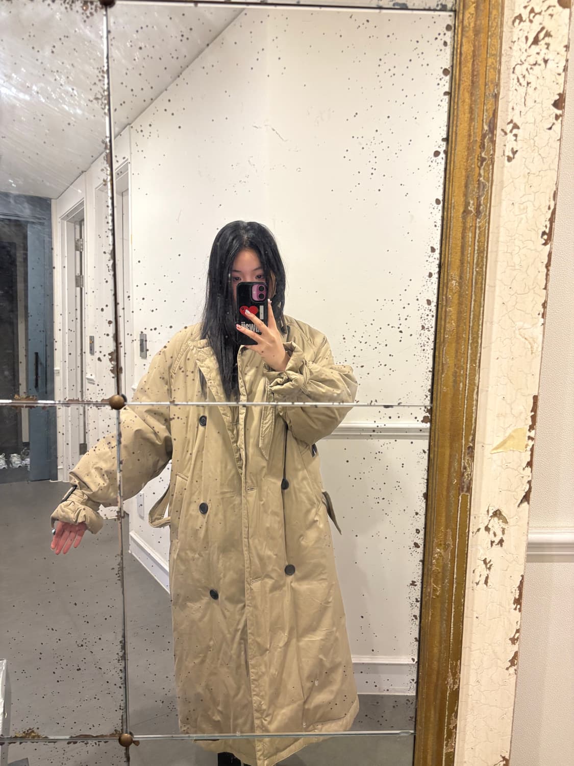 트렌치 코트 패딩 상품이미지2