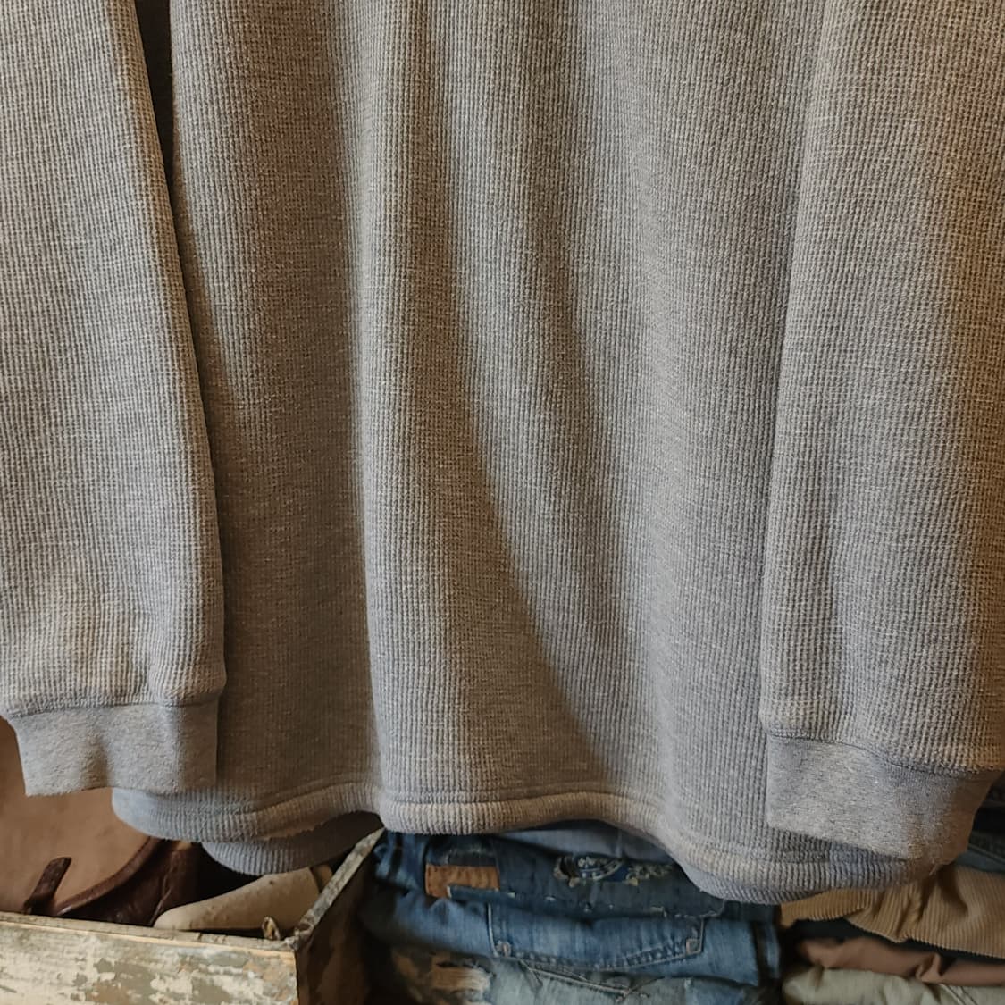 Lee 양털 맨투맨 쉐르파 헨리넥 스웻셔츠 빅사이즈 맨투맨 xxl 상품이미지6