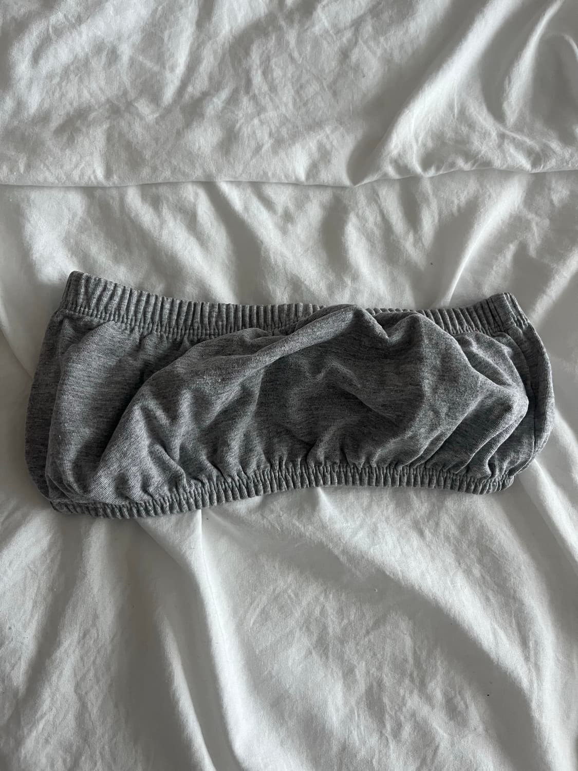 그레이 튜브탑 상품이미지1