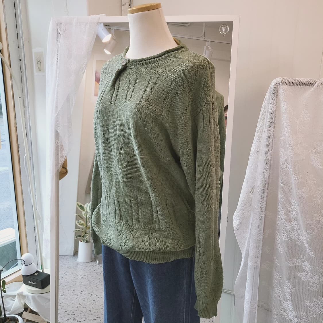 Bradlay 투버튼 면니트(made in Japan) 상품이미지7