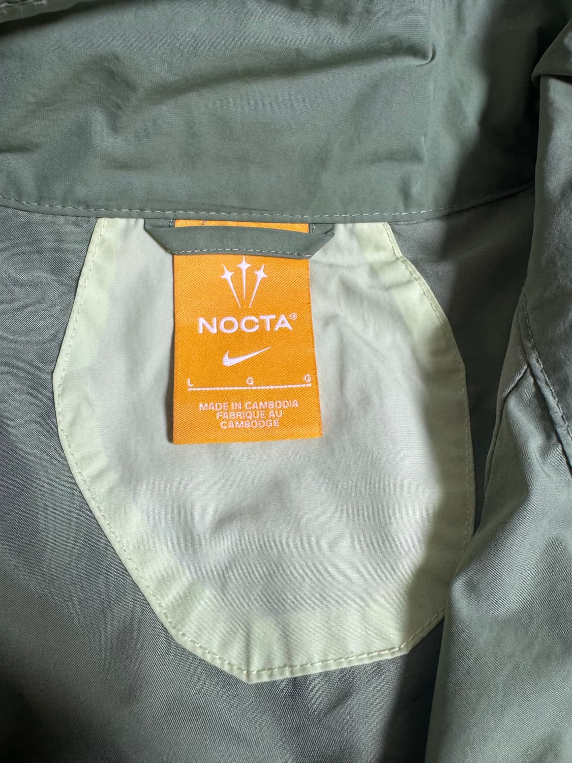 나이키 녹타 드레이크 트랙탑 자켓 트레이닝 오일그린  상품이미지5