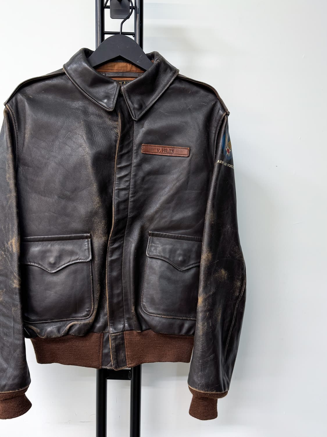 리얼맥코이 V.Hilts A-2 레더 자켓 상품이미지3