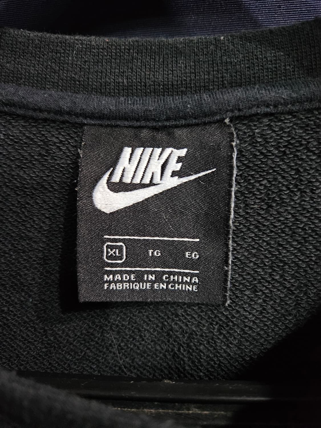 나이키 자수 블랙 남성 105 맨투맨  상품이미지3