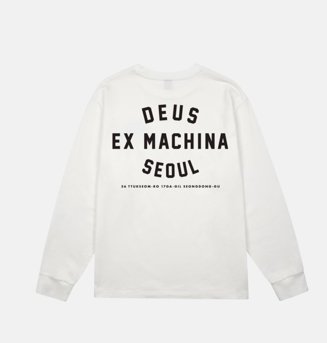 새상품) 데우스 엑스 마키나 서울 S 롱슬리브 화이트  상품이미지1