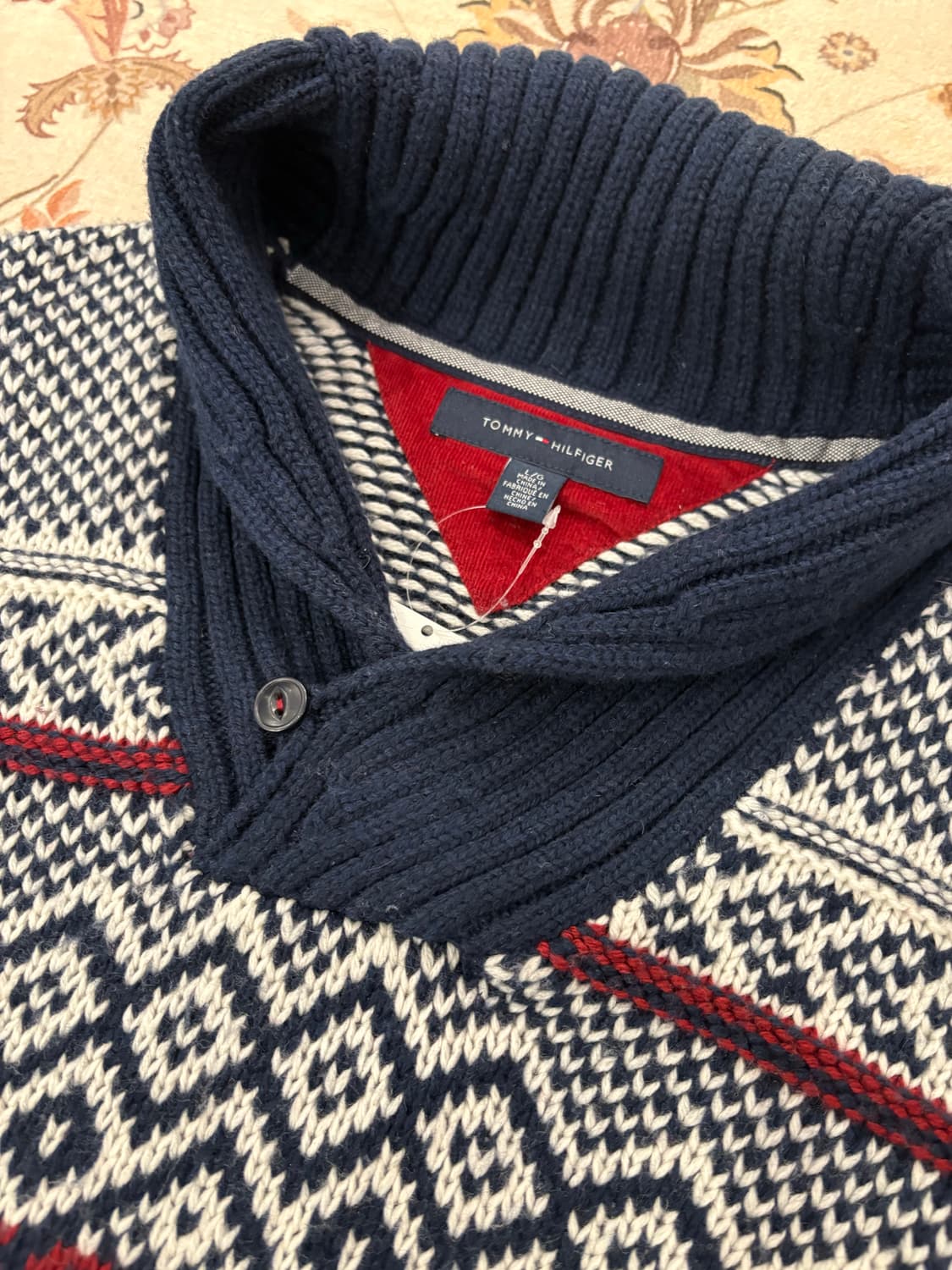 타미힐피거 노르딕 숄카라 긴팔니트 상품이미지3