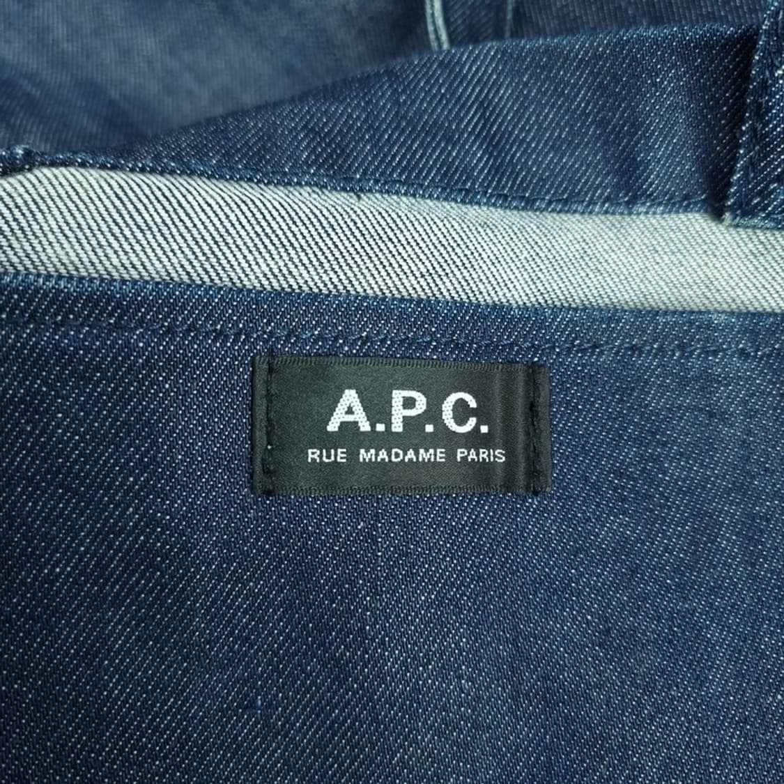 [아페쎄] 빅로고 프린팅 데님 토트백 P01626 상품이미지6