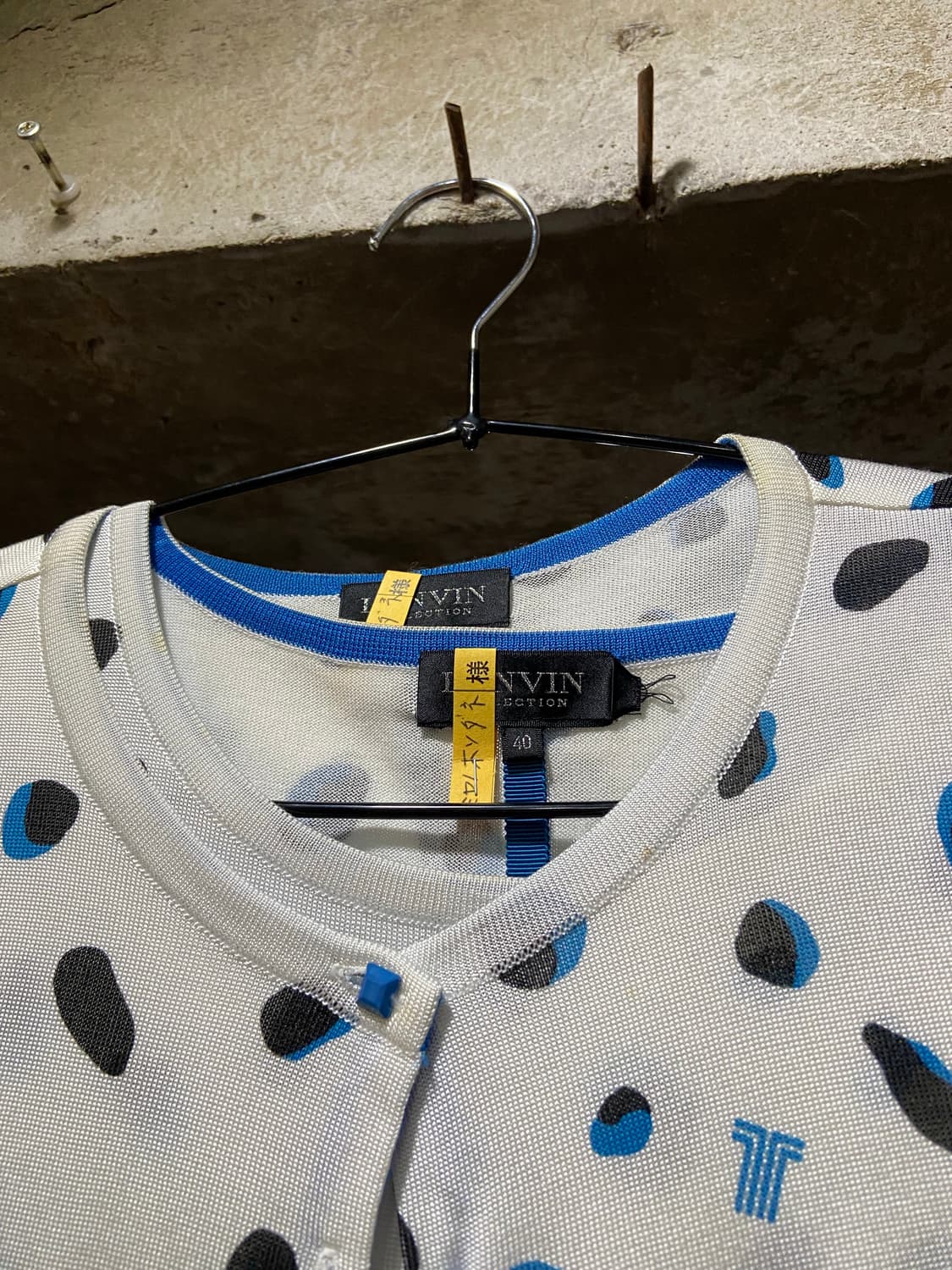 90s LANVIN 랑방 플라워 패턴 포인트 셋업 상품이미지3