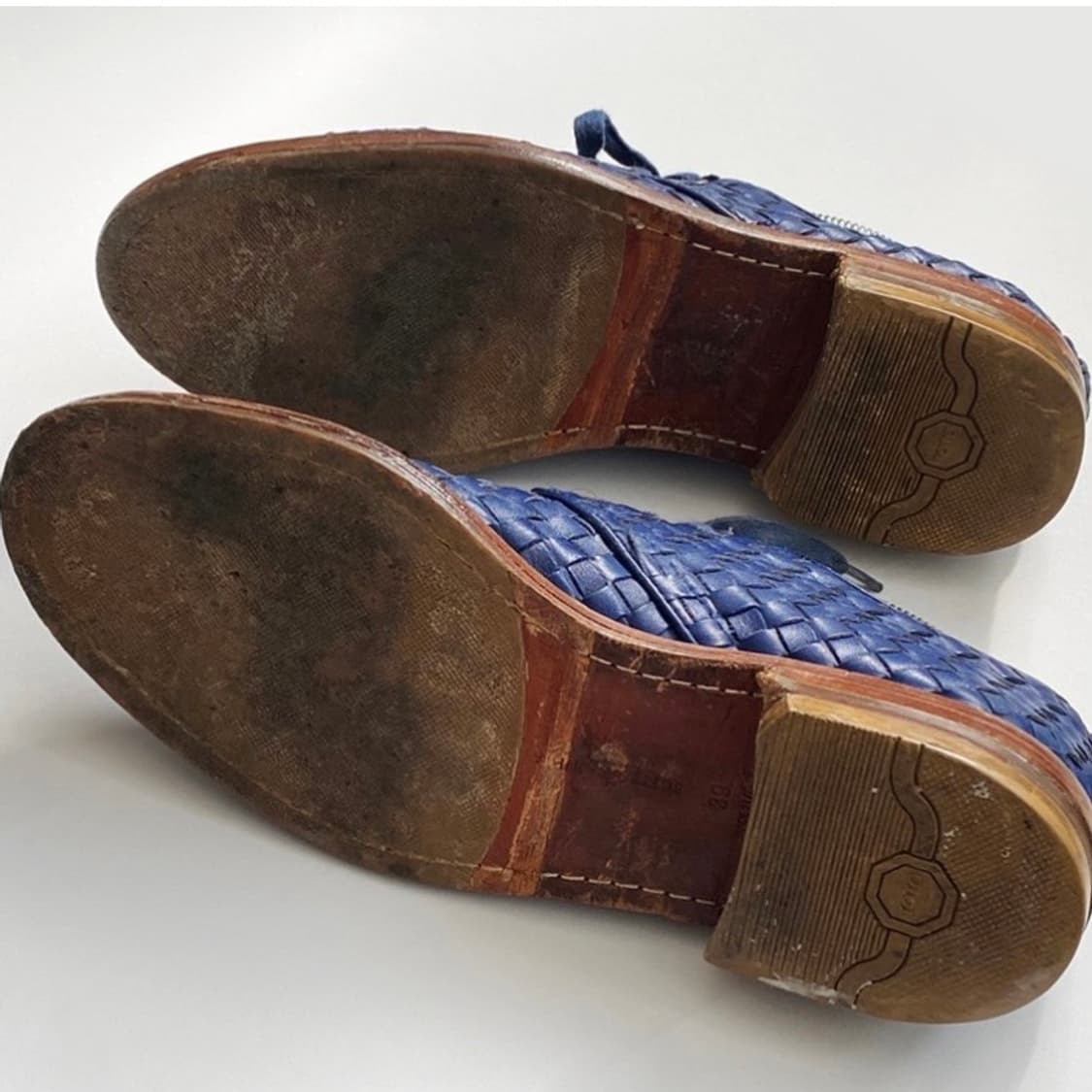 [정품] 보테가베네타 네로 인트레치아토 빈티지 더비슈즈(255) 상품이미지6