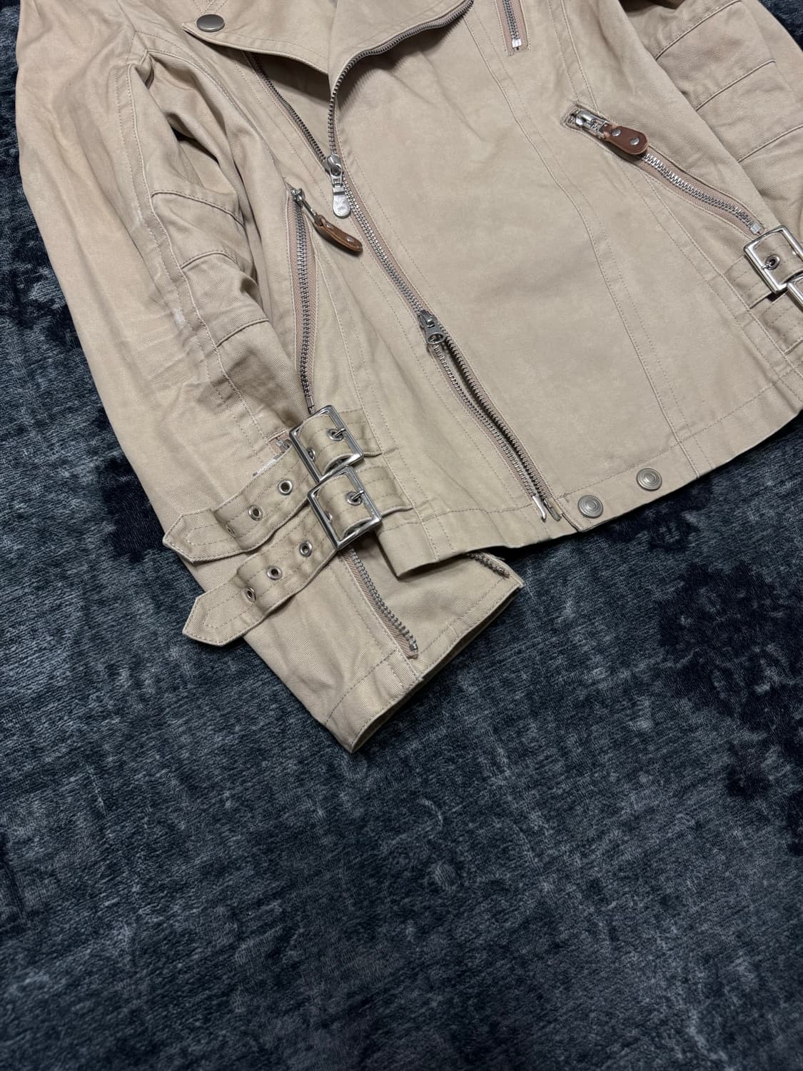 Tornado mart 00s beige rider jacket 상품이미지4