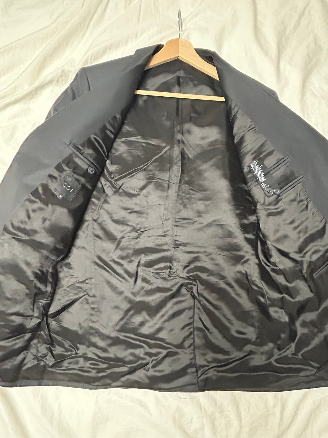 COS 남성 블랙 수트 셋업 (50/48) 상품이미지8