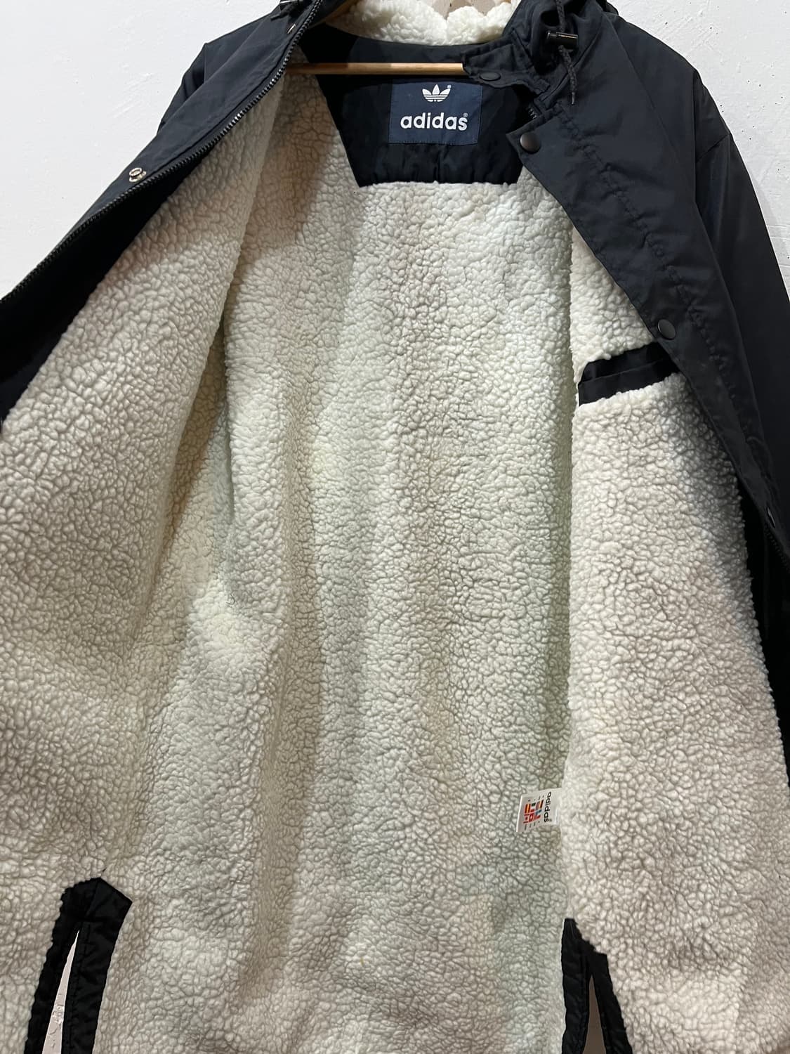 아디다스 파이어버드 양털 밴치파카 Made in USA  상품이미지6