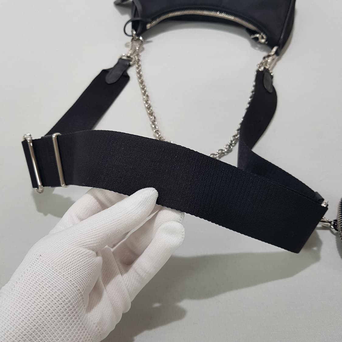 프라다 리나일론 테수토 체인 호보백 1bh204 상품이미지7