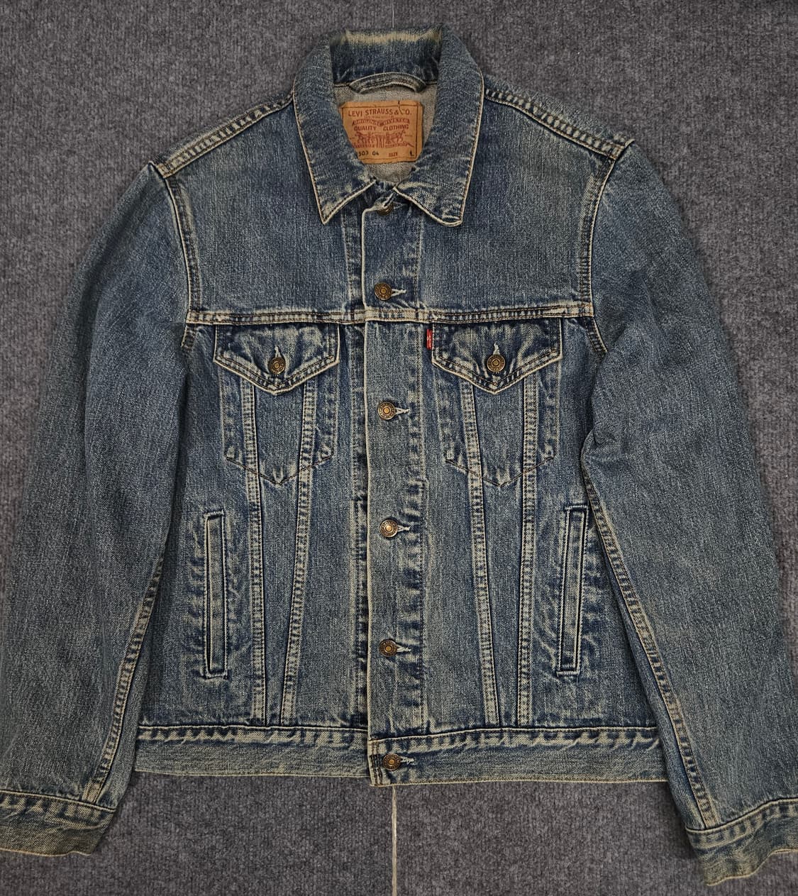 리바이스 70503 데님 EU 트러커 3세대 90s 자켓 급처 상품이미지1