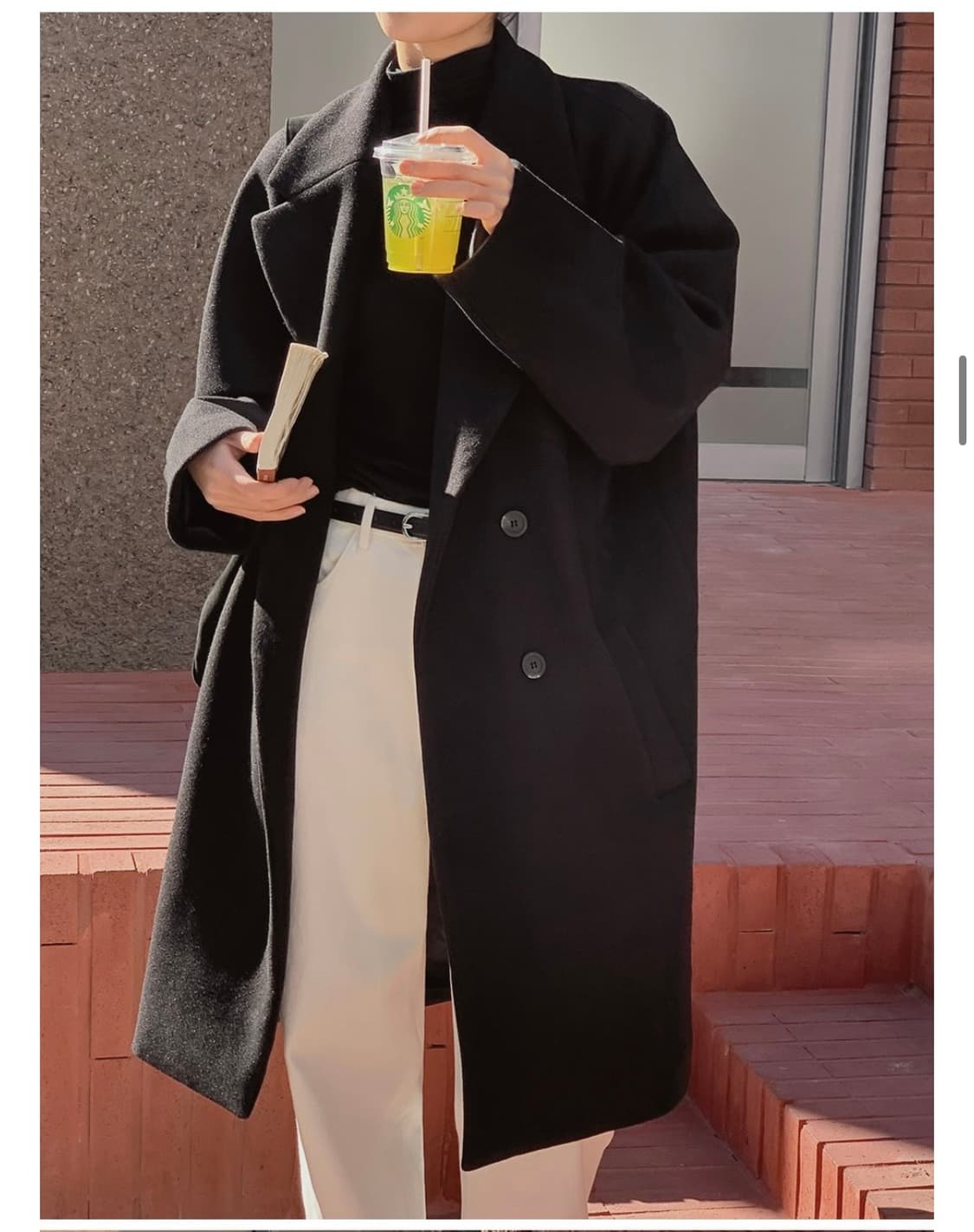 HOTPING 오버핏 롱코트 상품이미지2