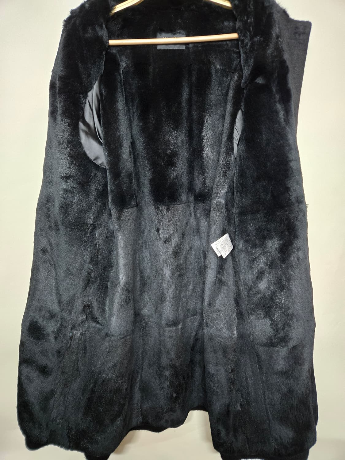 KayeSu 블랙 밍크 퍼 롱 코트77 상품이미지3