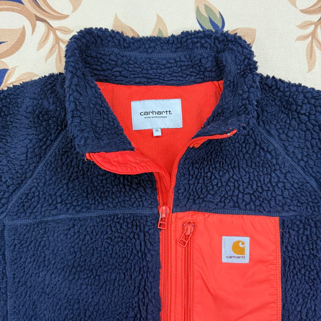 (XL)칼하트 윕 Carhartt wip 플리스 자켓(네이비) 상품이미지5