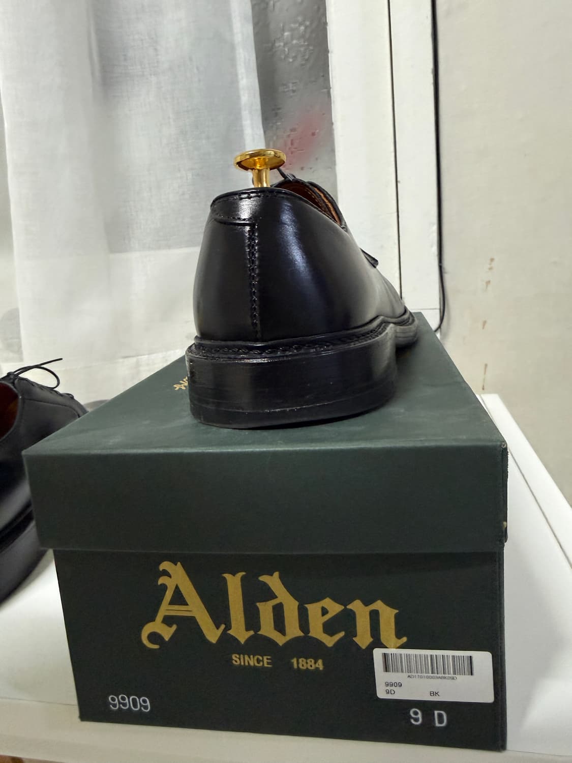 Alden 9909 / 9.0D / 카프 / 블랙 / 알든 상품이미지5