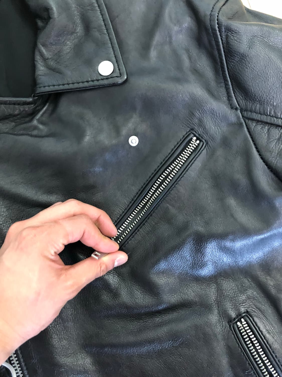 자라 더블 라이더 자켓 상품이미지6