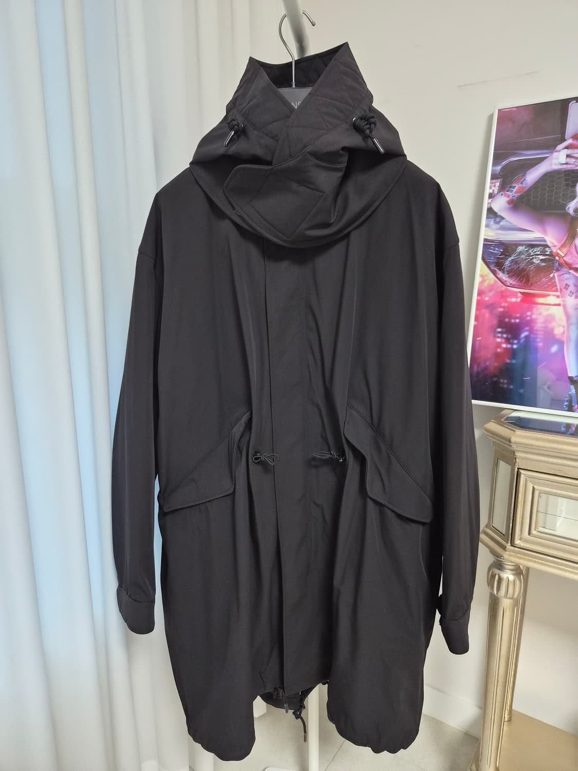 이로 IRO 남성 블랙 MADELEINE 디테쳐블 피쉬테일 점퍼 상품이미지2