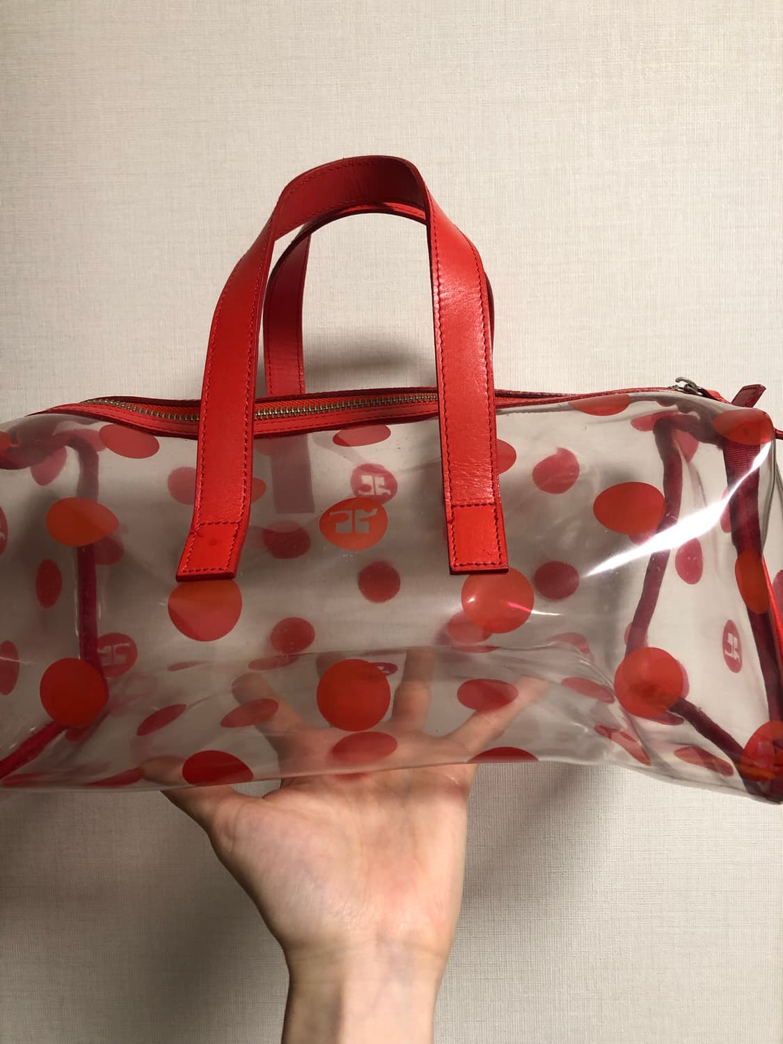 courreges pvc red dot bag 상품이미지1