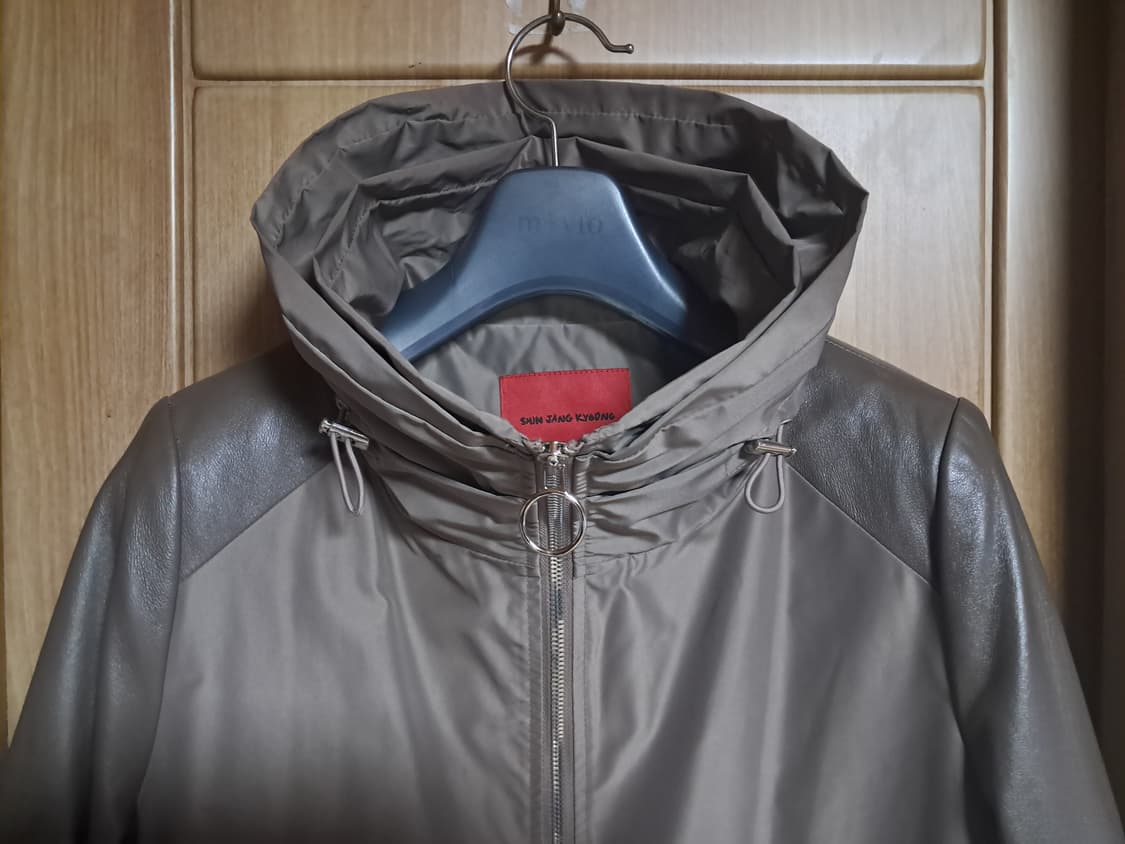 신장경 양피배색 패딩 코트55 상품이미지4