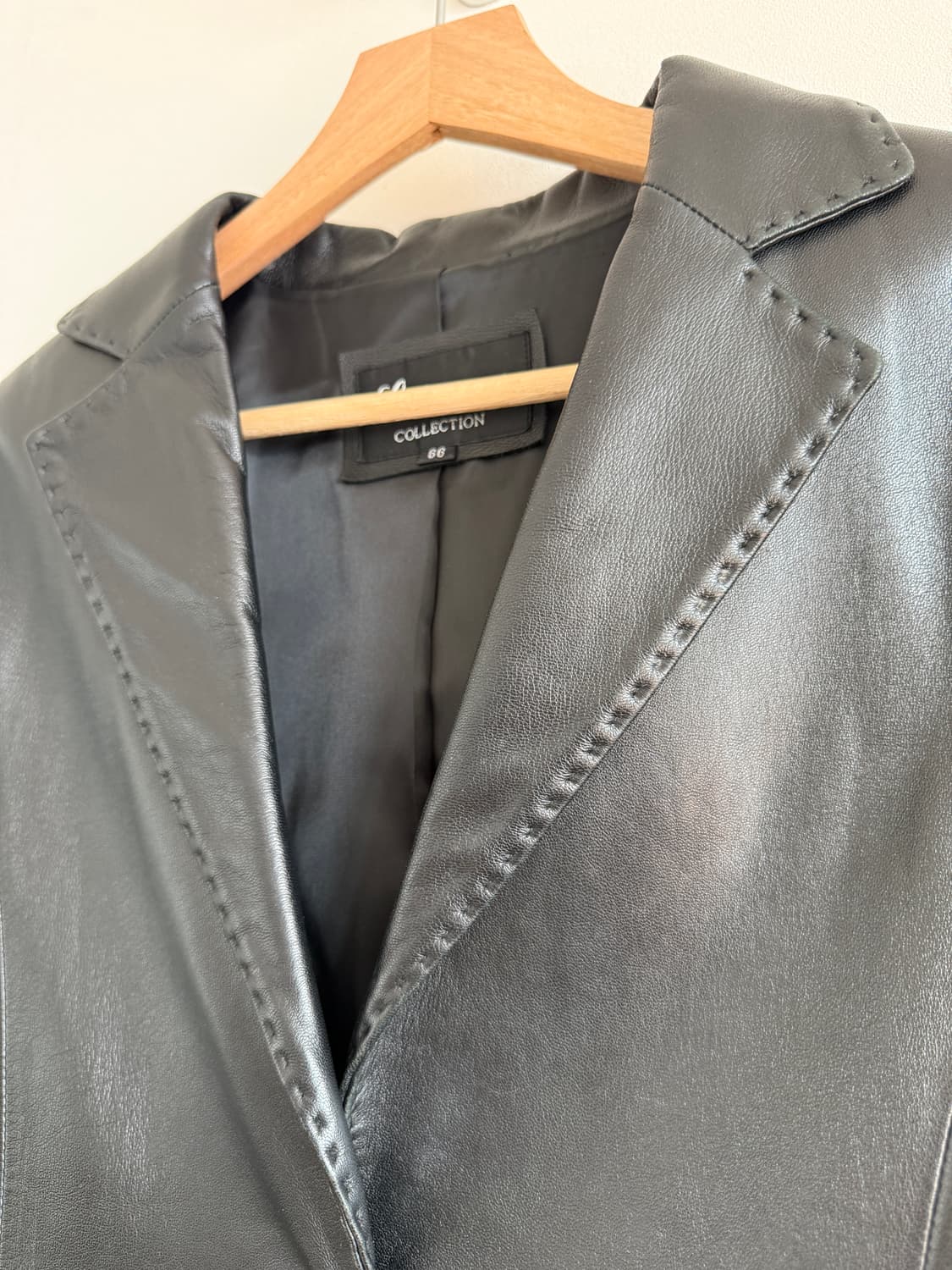 Pre owned 램스킨 레더 자켓 상품이미지4