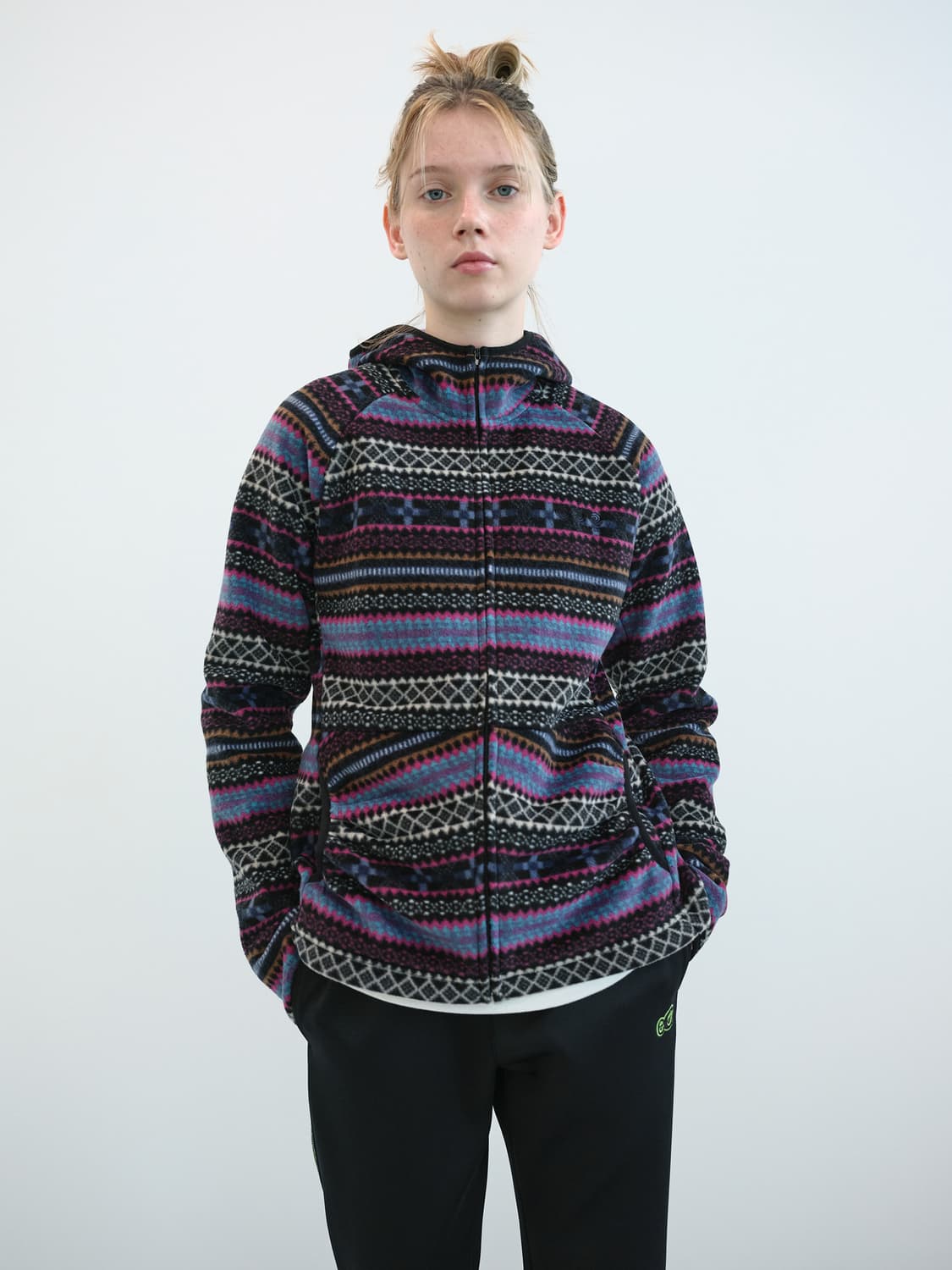 엔조블루스 셔링 포켓 플리스 집업 후디 (F) 상품이미지3