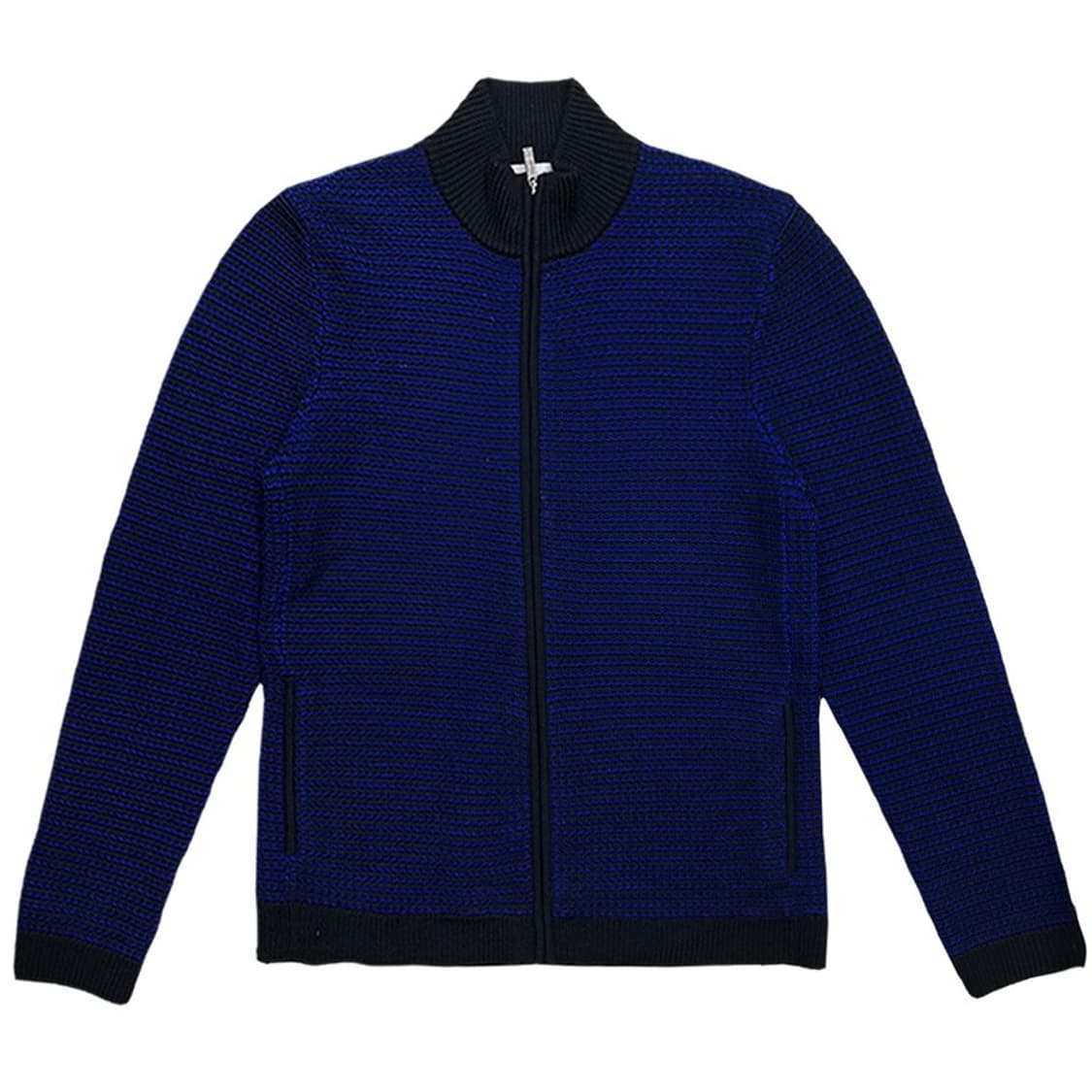 캘빈클라인 이탈리아 울 100 니트 집업 딥블루 L 상품이미지1