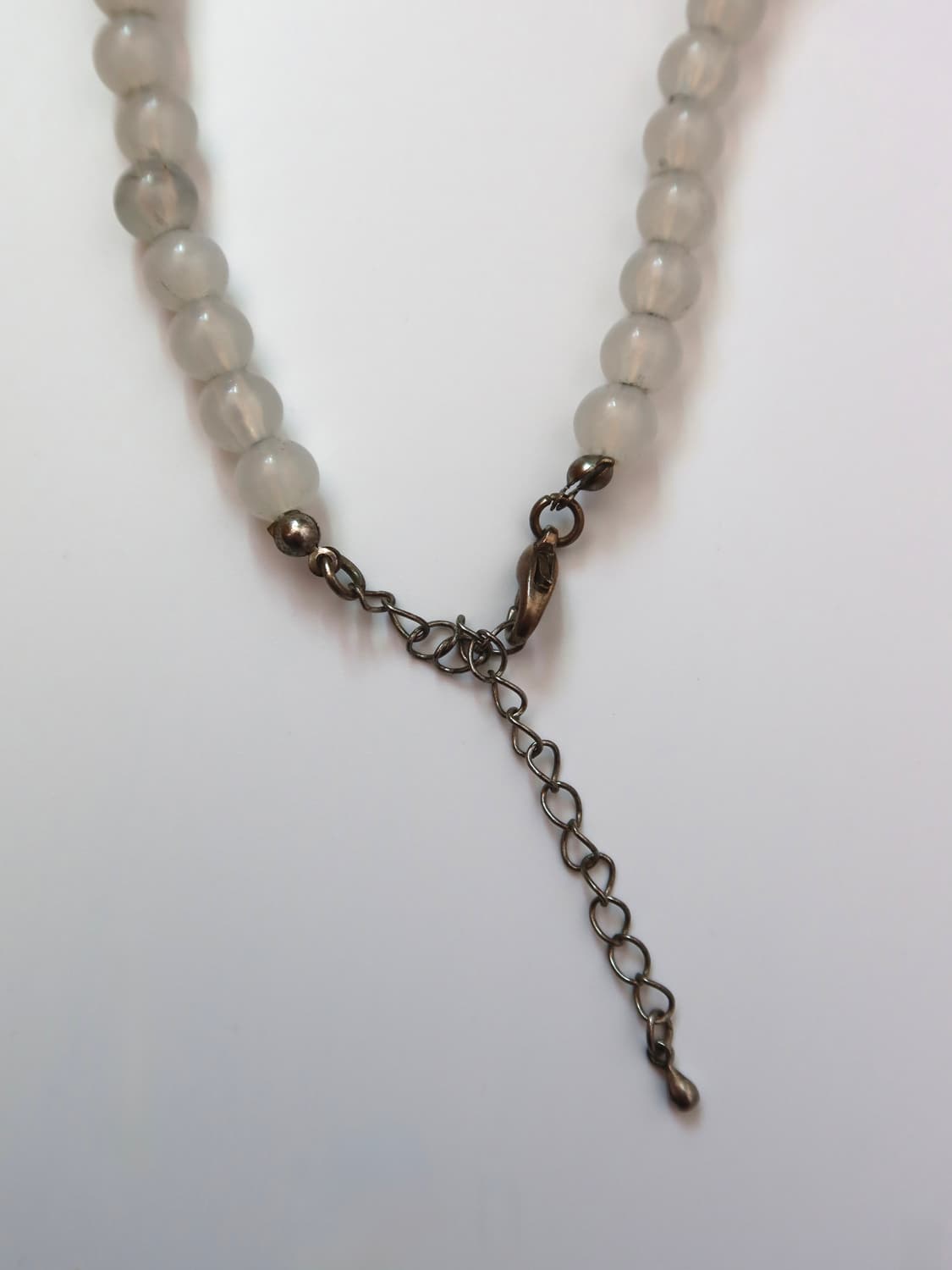 cream round bead necklace 상품이미지5