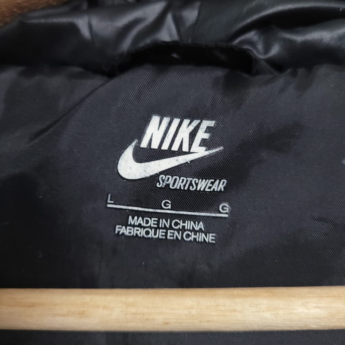 (L) NIKE 나이키 윈드러너 후드 바람막이 블랙 후드집업 상품이미지2