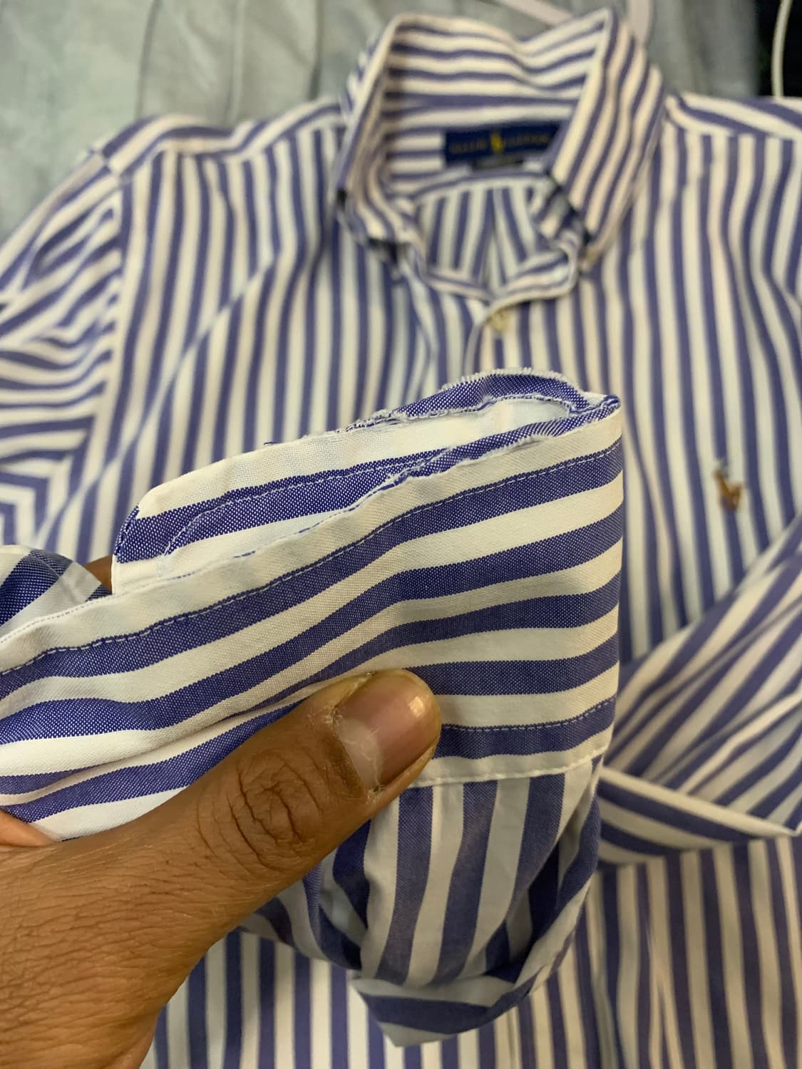 폴로 랄프로렌 스트라이프 옥스포드 셔츠 상품이미지8