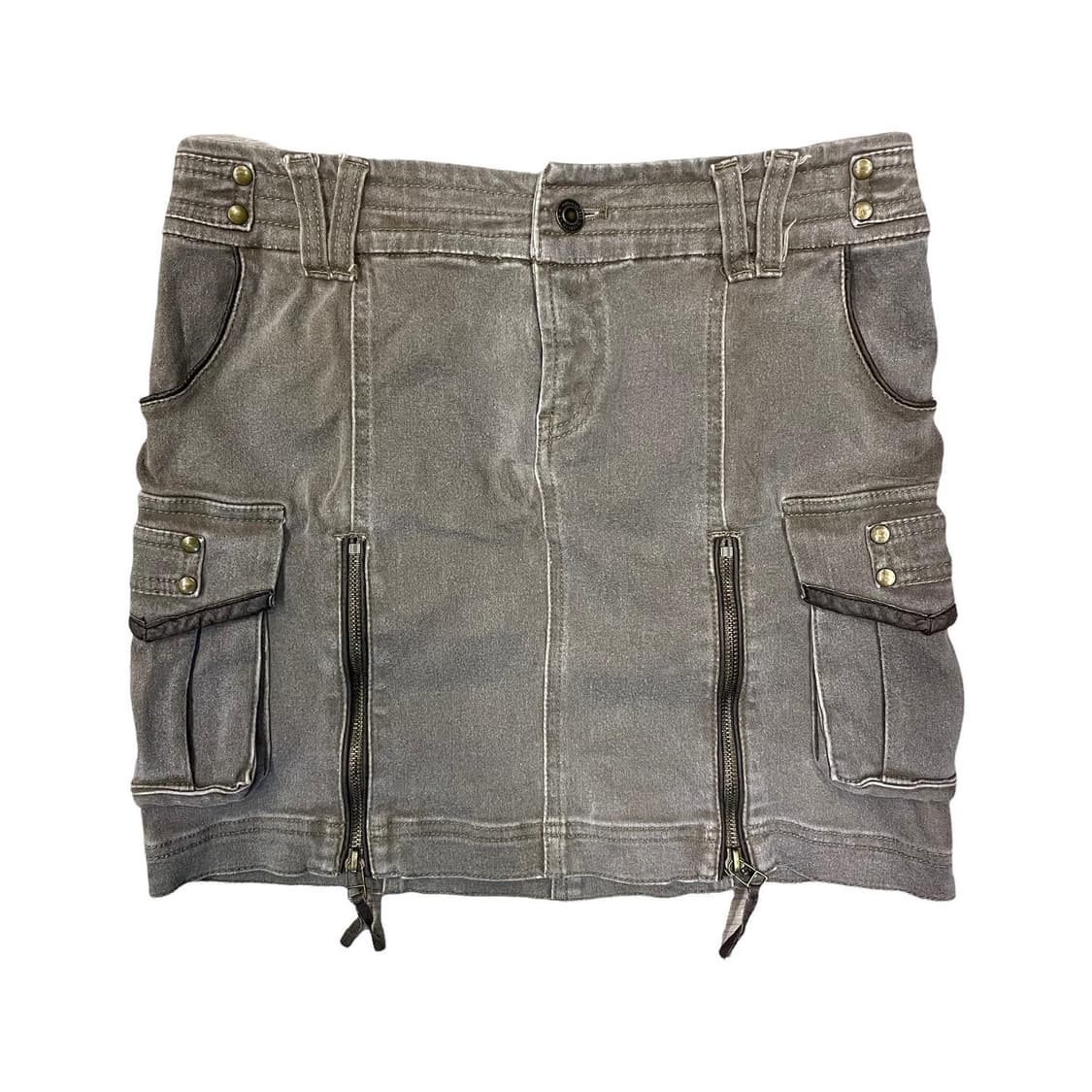 JPN ZIP 디테일 카고 스커트  상품이미지1