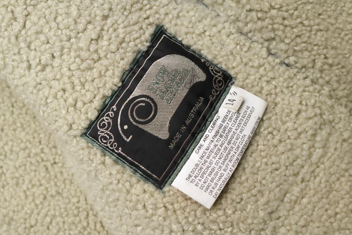 [XL] 빈티지 오스트레일리아 양가죽 시어링 무스탕 자켓 상품이미지4