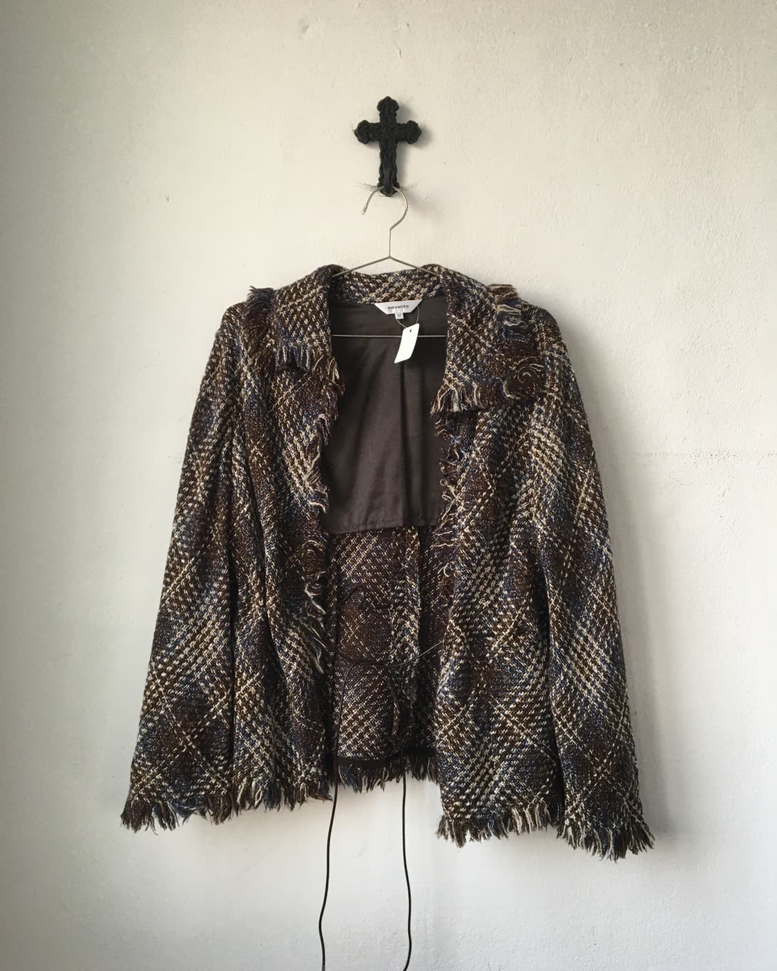 Pattern fringe point jacket 상품이미지2