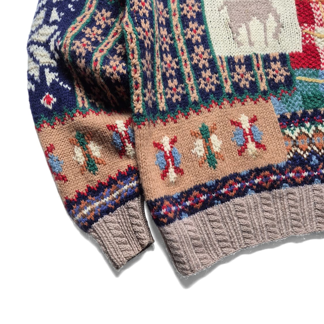 [M] 빈티지 노르딕 핸드메이드 니트 상품이미지4