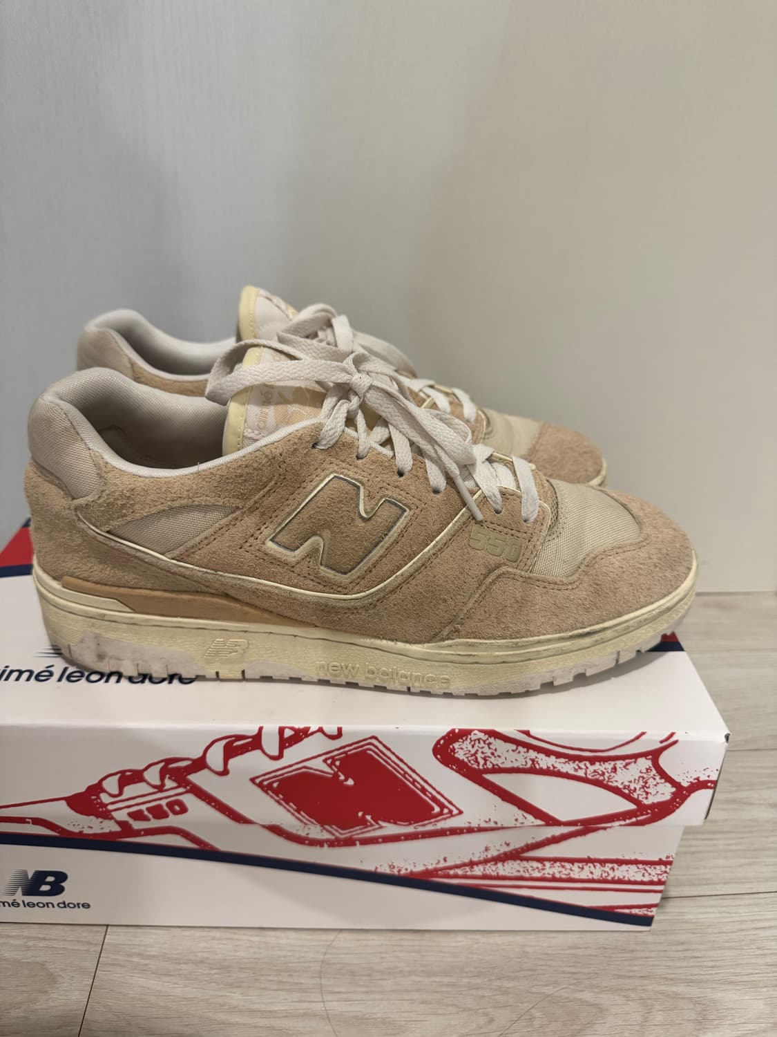 뉴발란스550 에임레온도르 웜샌드 280mm 상품이미지5