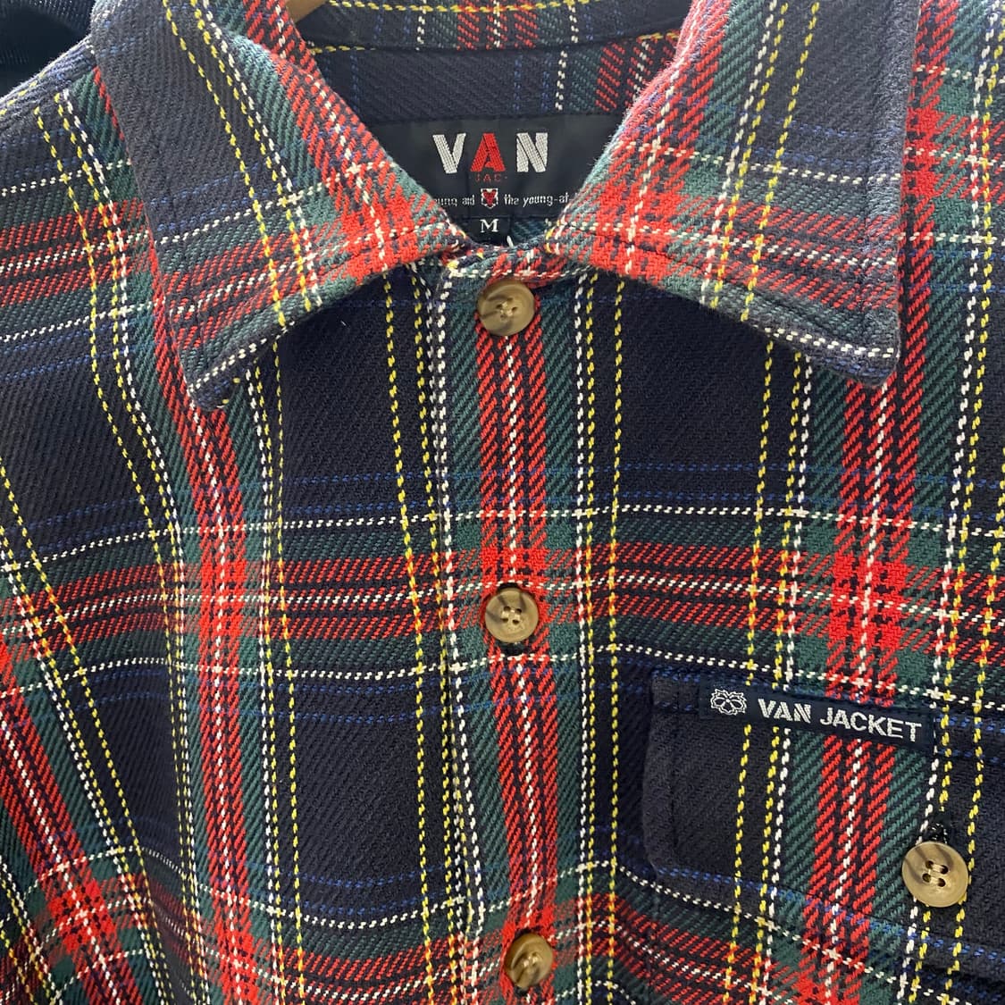 90‘s Van jacket 반 자켓 체크셔츠 상품이미지5