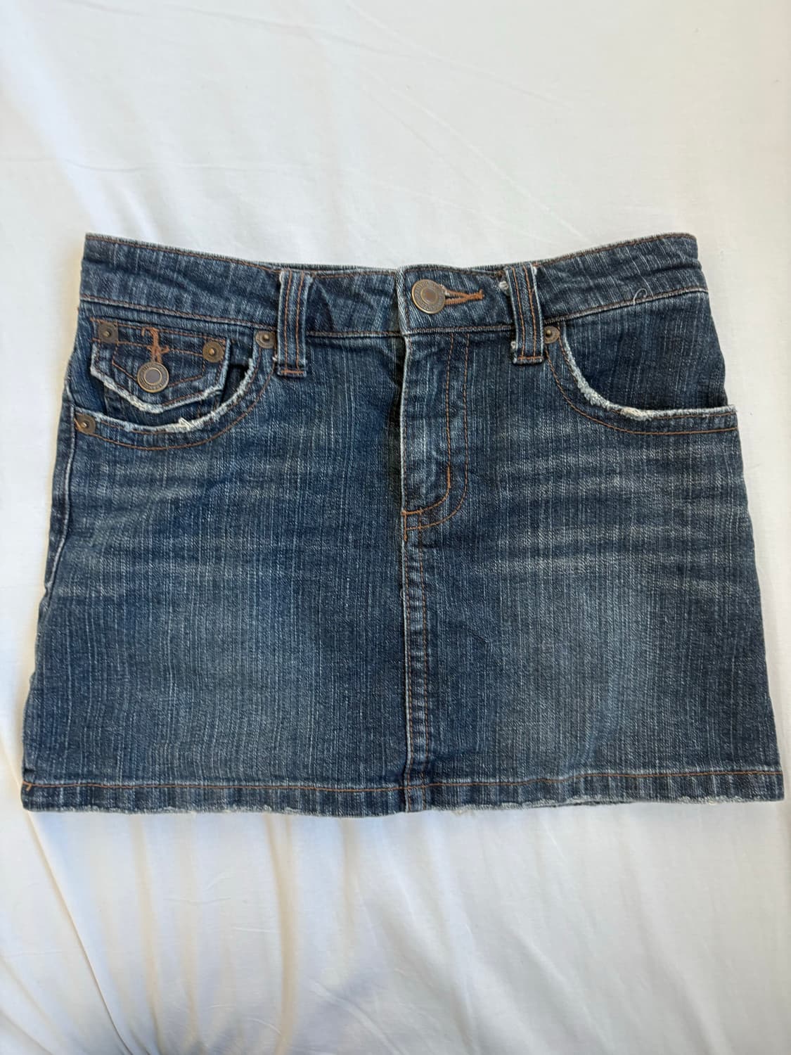 빈티지 미니 청 스커트 상품이미지1
